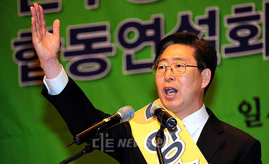 민주통합당 최고위원 선거에 출마한 양승조 의원. (사진: 민주통합당 홈페이지)