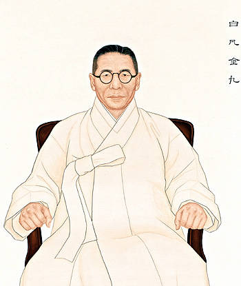 전통초상화법으로 그린 독립운동가 '눈길'