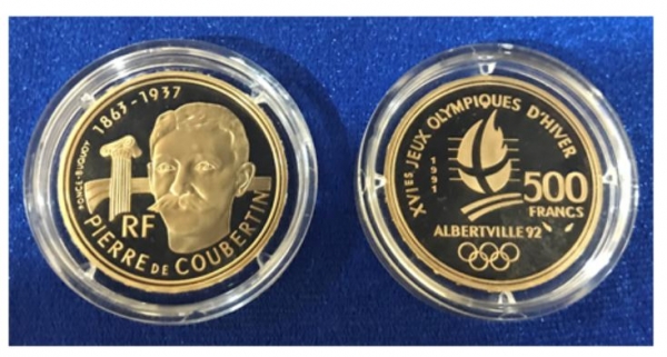 제16회 알베르빌 동계올림픽 기념주화