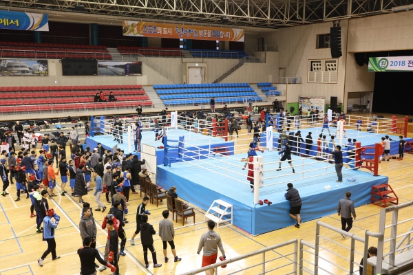 21일까지 9일간 청양군에서 유치한 전국 복싱팀 동계 합동 강화훈련이 대 성황리에 끝났다.