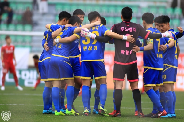 아산무궁화프로축구단(이하 아산)이 오는 24일 이순신 종합운동장에서 열리는 ‘KEB하나은행 K리그2(챌린지) 2018’ FC안양전을 치른다.
