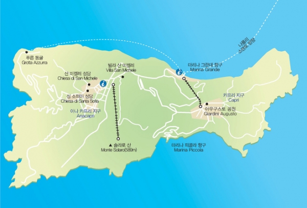 1-1 카프리 섬 지도.