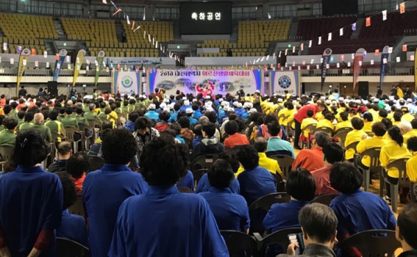 대전체육회가 주최한 어르신체육대회가 3일 열렸다.