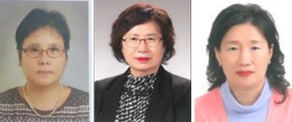 ‘제16회 대전 여성상' 수상자(왼쪽부터) 훌륭한 어머니 부문 김영희씨, 사회발전 부문 이선옥 씨, 이웃사랑 부문 이미자 씨.