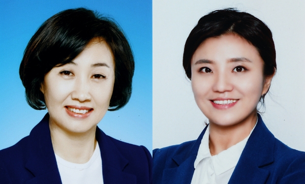 더불어민주당 소속 채계순(왼쪽), 김소연 시의원. 자료사진.