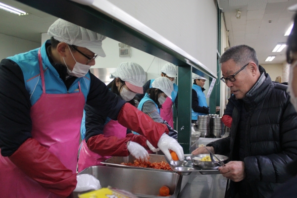 한국수자원공사 물인프라처, 배식봉사