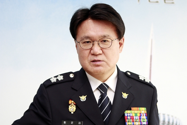 총선 출마설이 나돌고 있는 황운하 대전지방경찰청장이 21대 총선 출마설을 일축했다.