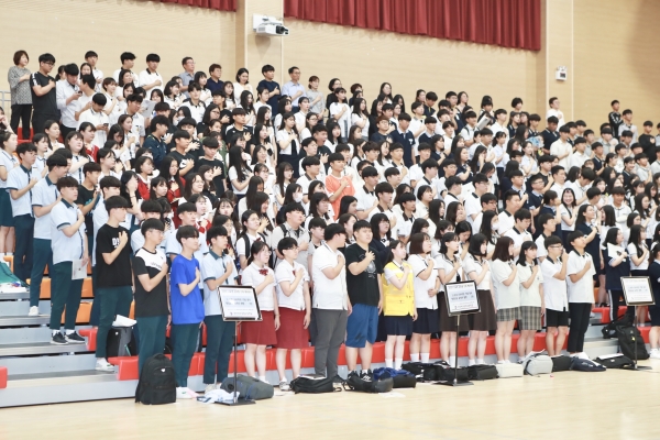 천안시와 천안교육지원청은 16일 천안여자상업고등학교에서 ‘3.1운동 100주년 기념 중국 항일운동 유적지 탐방 발대식’을 가졌다고 밝혔다.