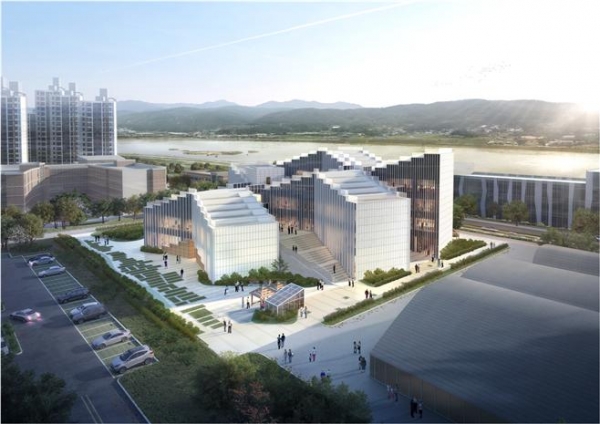 30일 행복청이 창의진로교육원 건축설계가 최종 확정되면서 2022년 상반기 개원이 가시화됐다고 밝혔다. 사진은 조감도.