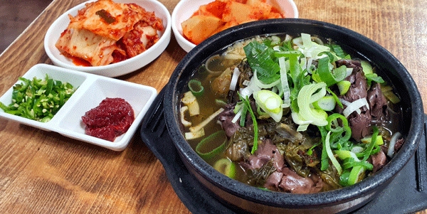 성열식당 선지국밥