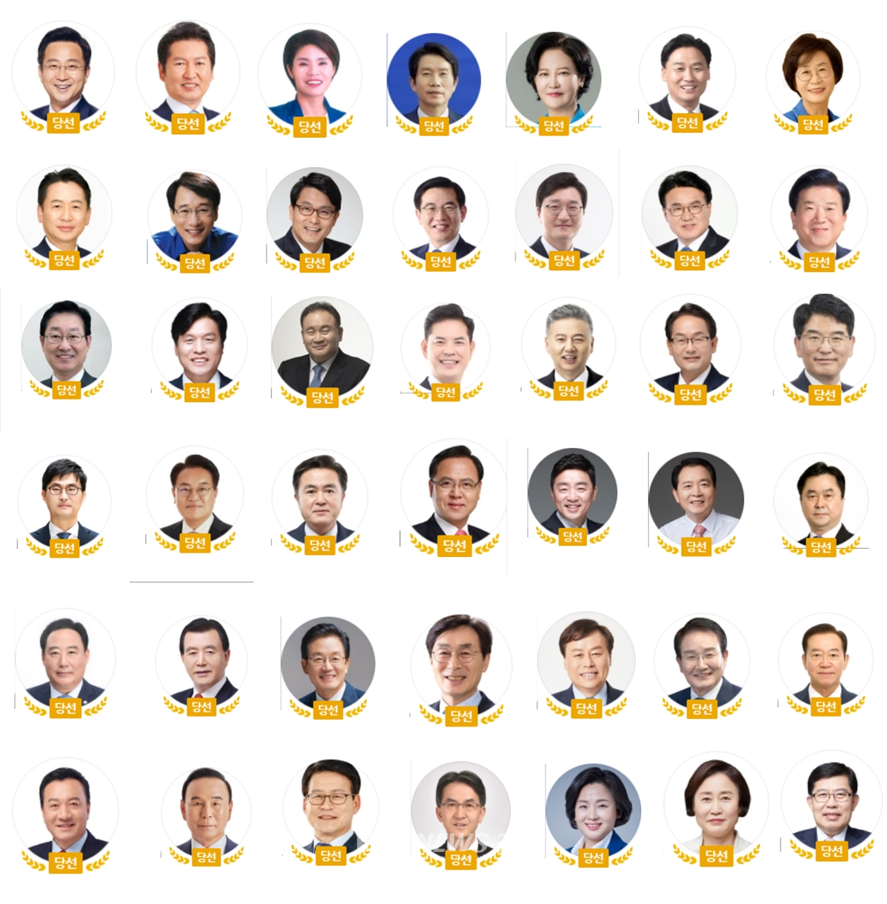 21대 국회의원 당선인 가운데 충청 출신은 지역구와 비례대표를 포함해 총 42명으로 나타났다.