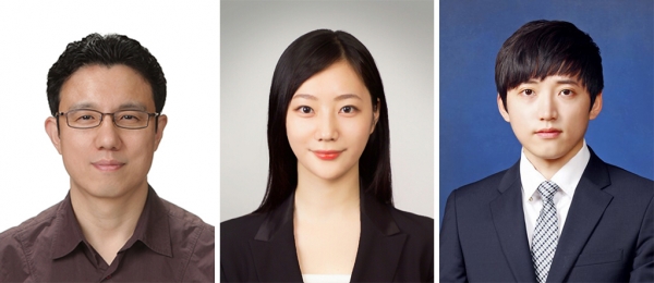 (왼쪽부터) KAIST 예종철 교수, 오유진 박사과정, 박상준 박사과정.