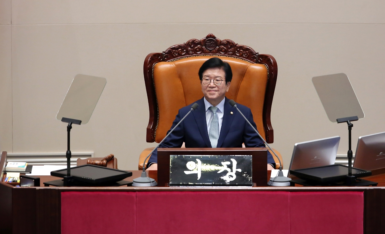 21대 국회 원구성 협상이 공전을 거듭하면서 박병석 의장의 역할론이 주목받고 있다. 사진=국회의장실 제공