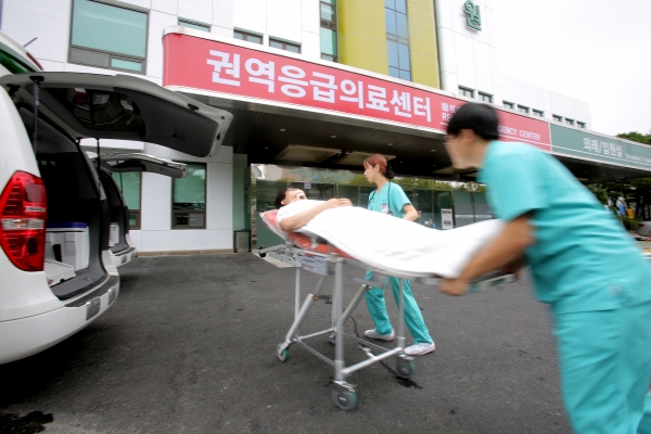 건양대병원 권역응급의료센터.