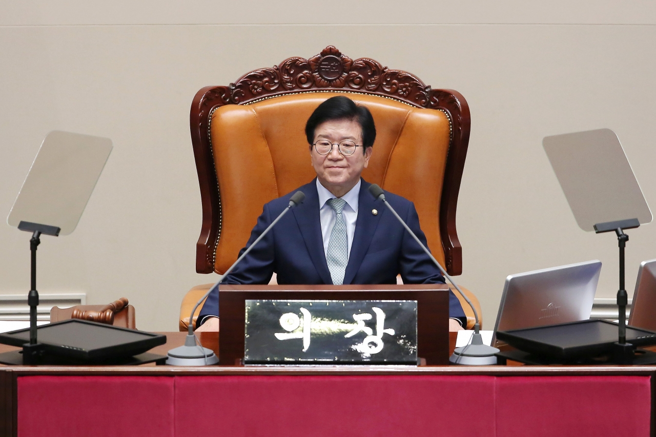 박병석 국회의장은 24일 국회 세종시 이전과 관련해 "21대 국회 안에는 완전히 옮겨야 한다"며 "올해 기본설계 예산이라도 마련해야 할 것"이라고 밝혔다. 자료사진.