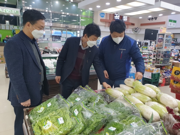 농협중앙회 대전검사국, 식품안전 특별점검 장면.
