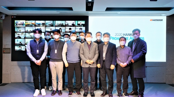 한국타이어 2020 프로액티브 어워드 온오프라인 동시 진행 현장.