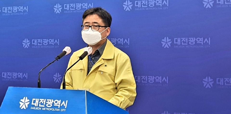 임재진 대전시 자치분권국장이 4일 '3·8민주의거 정신 계승 발전 기본계획'을 발표하고 있다.