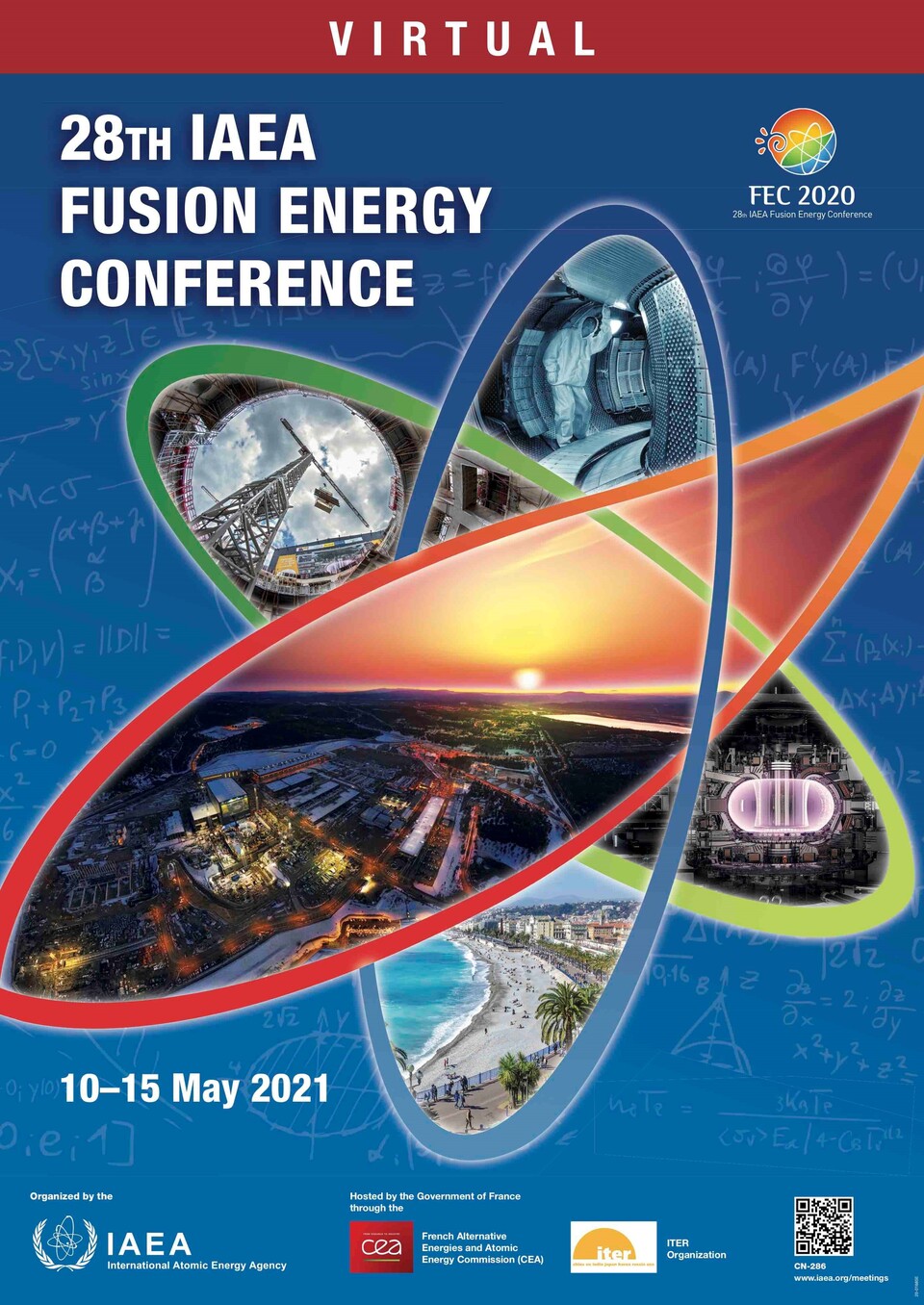 제28회 IAEA 핵융합에너지 컨퍼런스 안내 포스터.