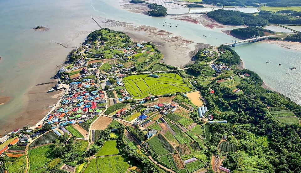 2021년 어촌뉴딜300 사업지로 선정된 태안군 황도항이 소득사업 발굴을 통해 새롭게 탈바꿈한다. 태안군 제공.