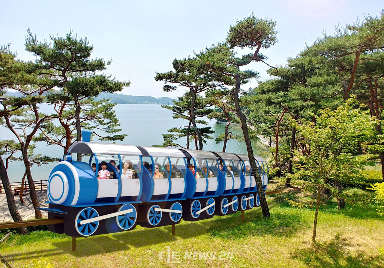 예당호 모노레일 설치사업 조감도. 예산군 제공.