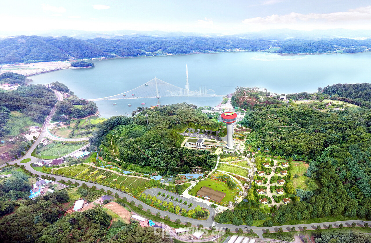 예당호 착한농촌체험세상 사업 조감도. 예산군 제공.