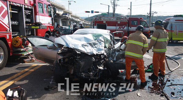 도로교통공단의 교통안전지수 평가에서 충남의 기초단체 4곳이 최하위 20% 명단에 이름을 올렸다. 자료사진.