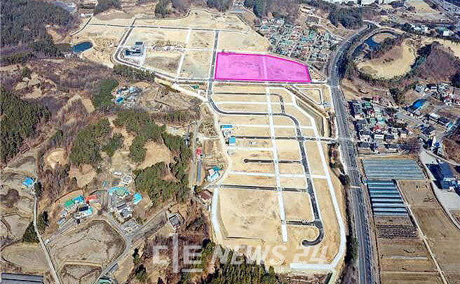 역사도시진흥원이 건립될 부지 전경. 부여군 제공.