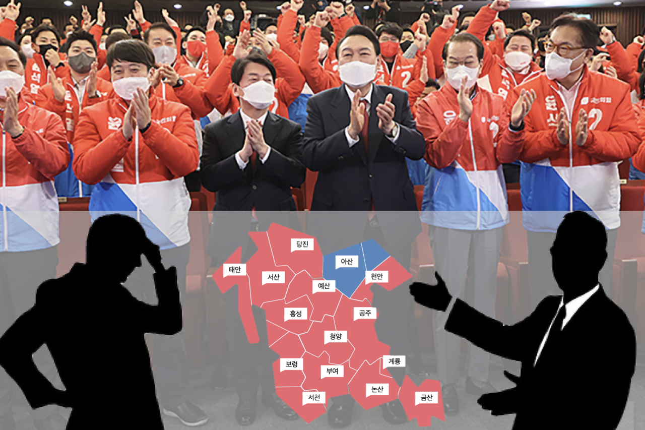 윤석열 국민의힘 대선 후보가 충남 15개 시·군 중 14곳에서 승리를 거두면서 오는 6월 1일 치러지는 지방선거 판세가 요동칠 것으로 전망된다. 