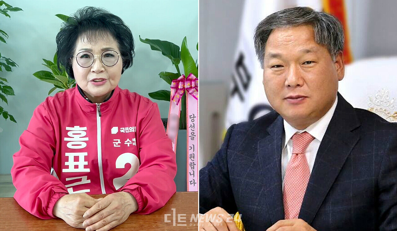 홍표근 국민의힘 부여군수 예비후보가 재심을 신청해 경선 결과를 뒤집고 최종 후보로 이름을 올렸다. 하지만 이에 불복한 이용우 예비후보(오른쪽)도 재심을 요청하고 있는 것으로 알려져 지역 정가가 촉각을 세우고 있다. 