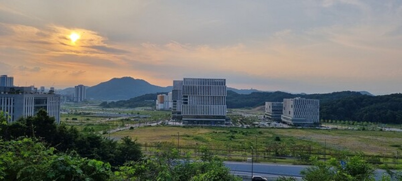 2023년 이후 중소기업들과 대학들이 대거 들어올 집현동 테크밸리 전경. 자료 사진. 