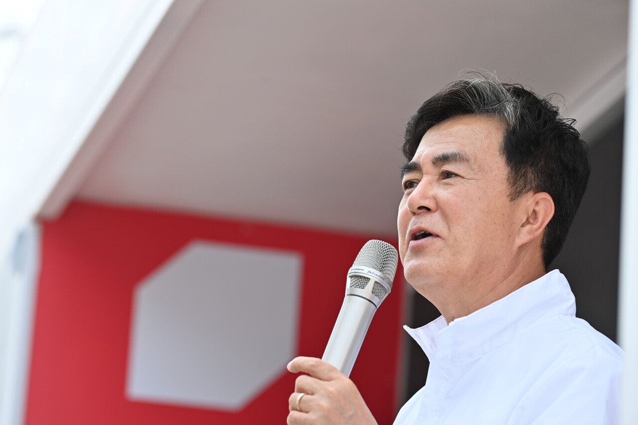 김태흠 국민의힘 충남지사 후보. 김 후보 캠프 제공.