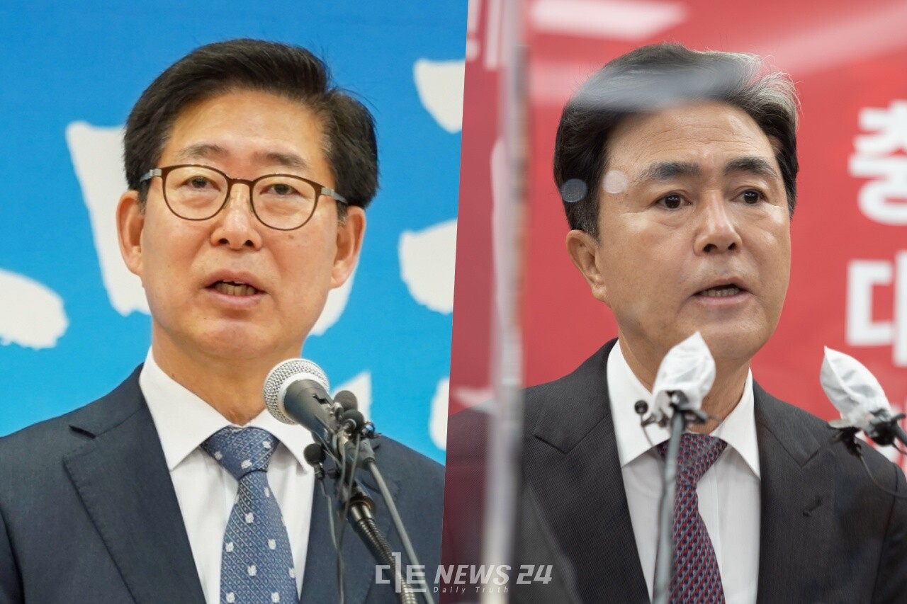 충남지사 후보들이 선거 막판 천안과 아산지역 표심 공략을 위해 공을 들이고 있다. 자료사진.