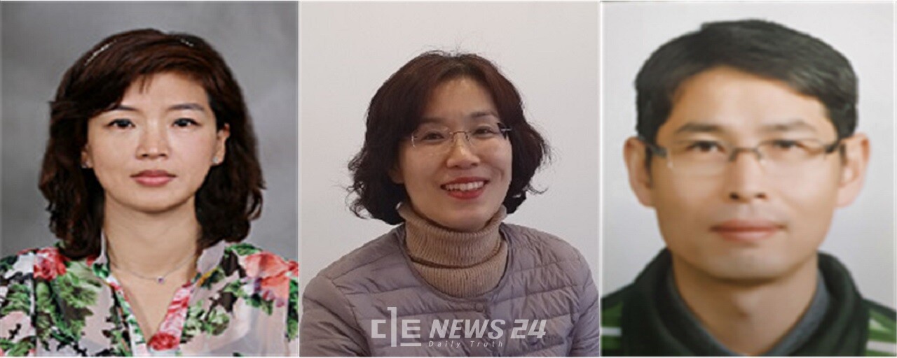 사진 왼쪽부터 이번 인사를 통해 승진한 여정숙, 이금의, 최호연 서기관. 시교육청 제공. 