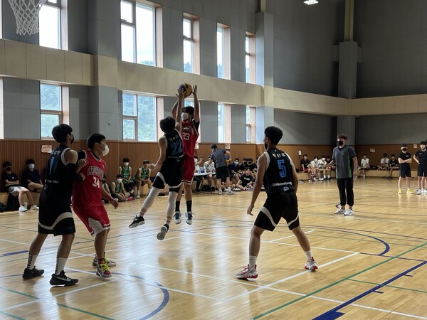청소년 3×3 농구대회 남자부 경기 사진