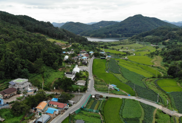 마을미술 프로젝트 사업 대상지인 이현동 마을 전경