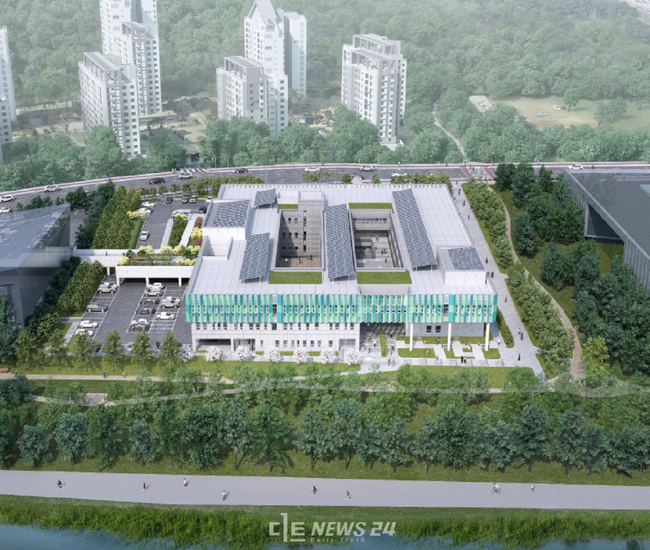 2023년 2월 완공될 광역복지센터 조감도. 행복청 제공. 