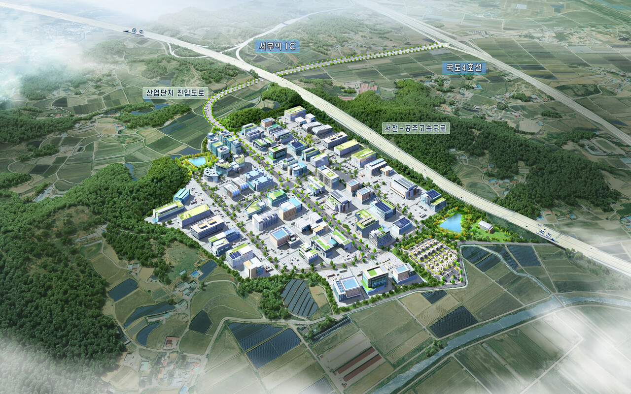 부여 일반산업단지 조감도. 부여군 제공.