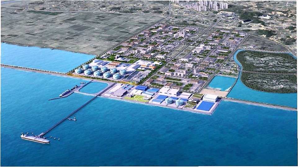 당진LNG기지 조감도