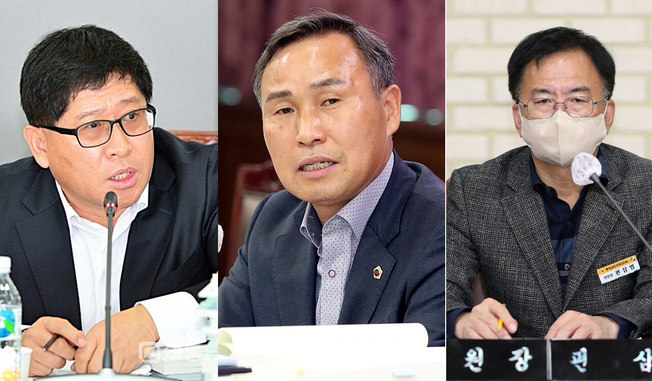 충남도의회 교육위원회가 15일 도교육청 행정사무감사에서 투명한 납품계약을 강조했다. 충남도의회 제공. 편집 안성원 기자.