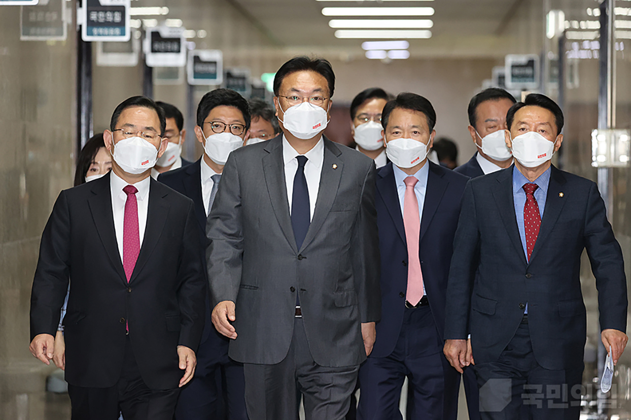 지난 25일 윤석열 대통령과 여당 지도부의 만찬 회동에 충청권의 관심이 쏠리고 있다. 내년도 예산안 처리가 이날 회동의 주요 이슈로 다뤄졌기 때문이다. 국민의힘 홈페이지.