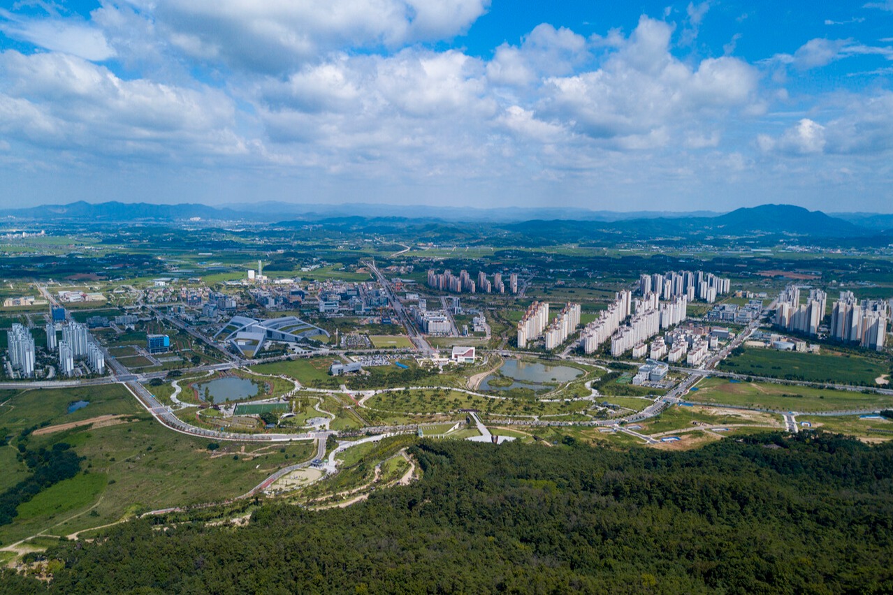 충남혁신도시로 지정된 내포신도시 전경. 자료사진.