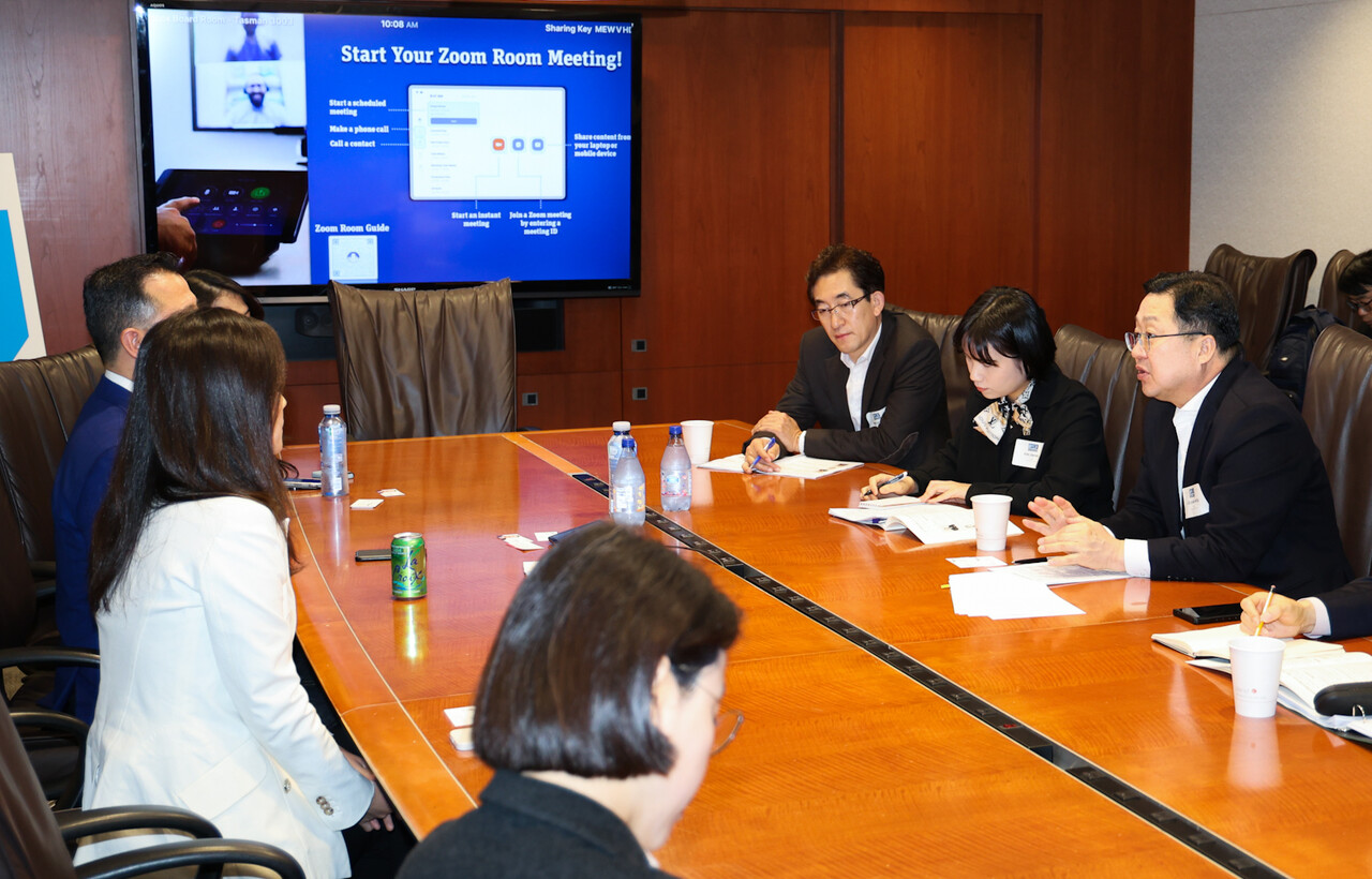 실리콘밸리은행 방문한 이장우 시장 