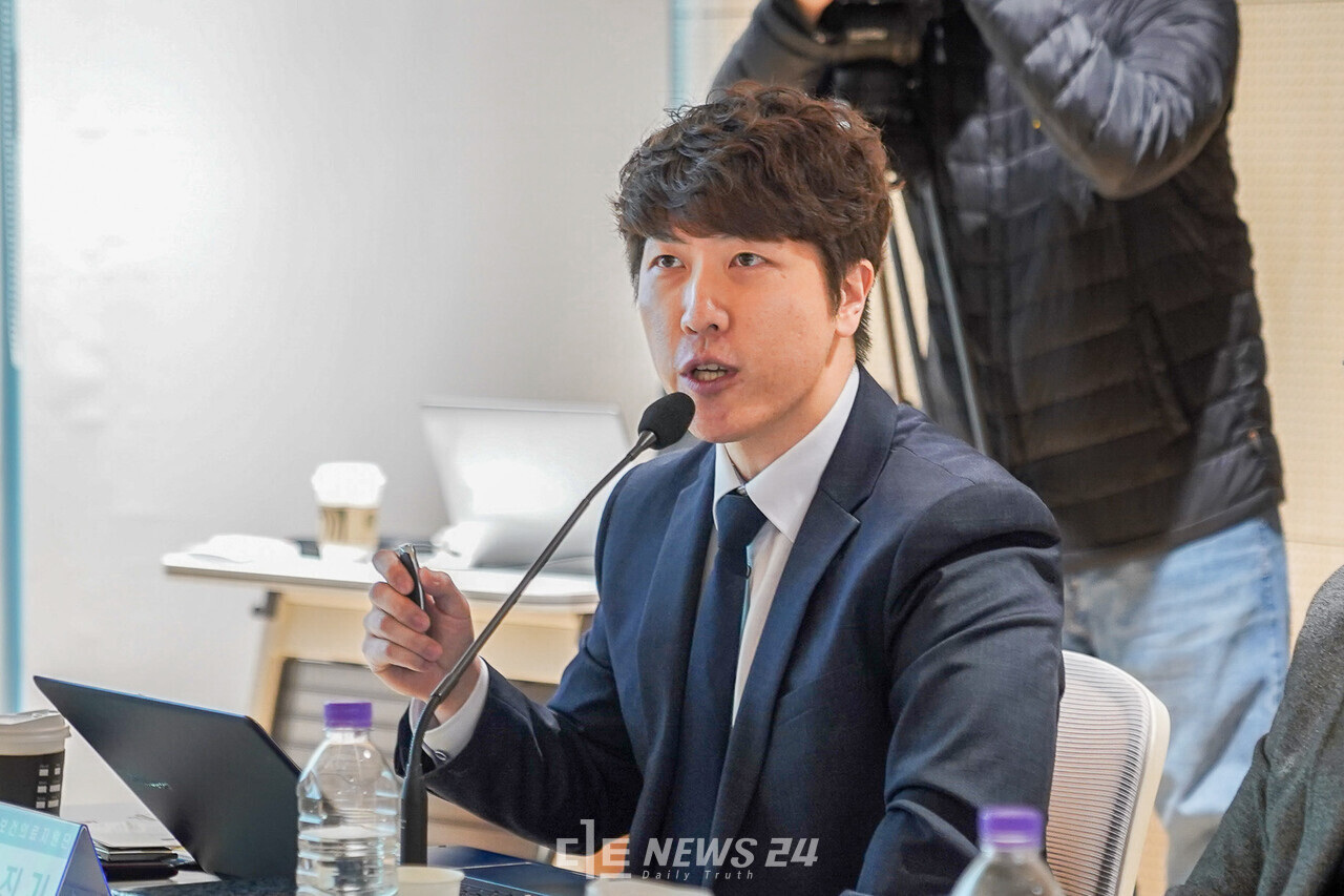 원진기 충남공공보건의료지원단 책임연구원은 지난 15일 대통령직속 국가균형발전위원회 충남공약 지원 간담회에서 ‘지방 의료시스템 붕괴’를 우려했다. 황재돈 기자.