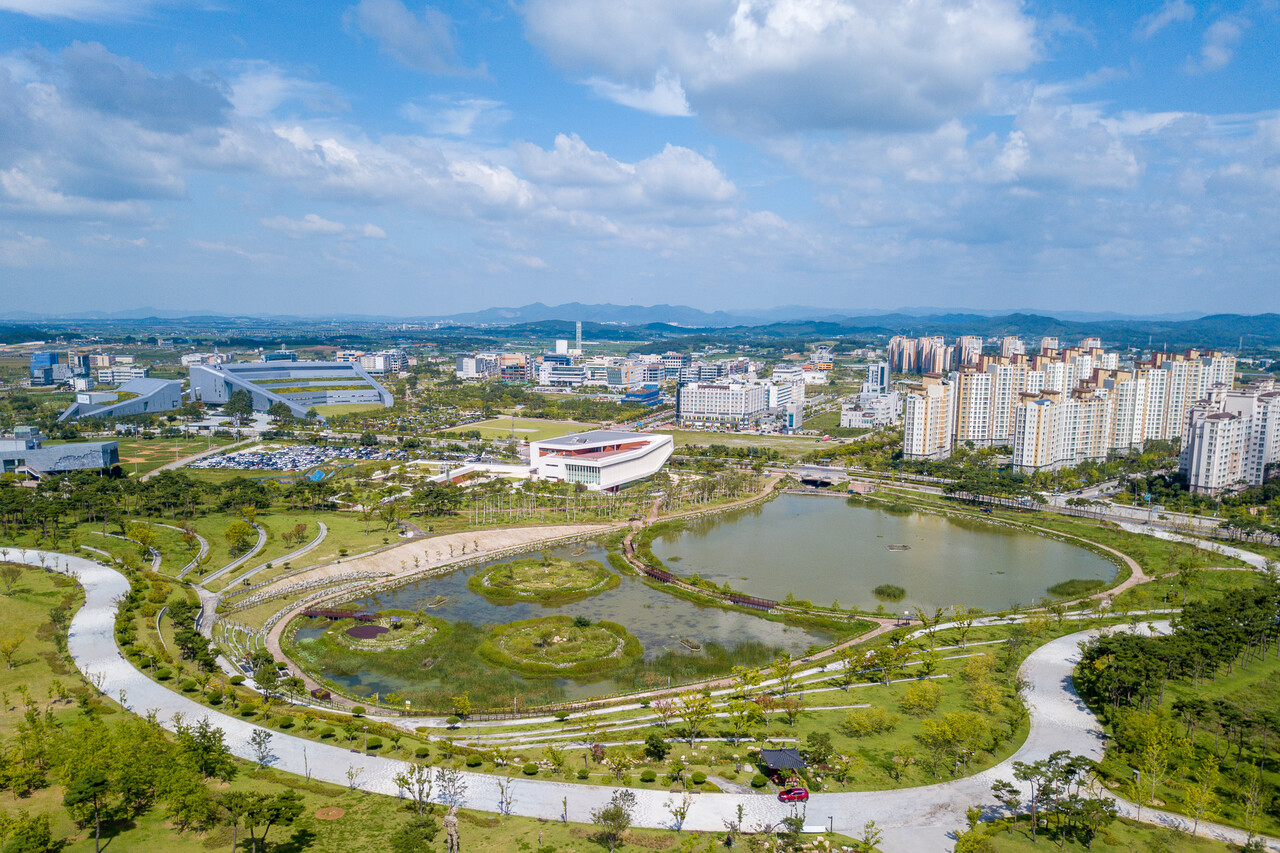 충남 내포신도시 전경. 자료사진.