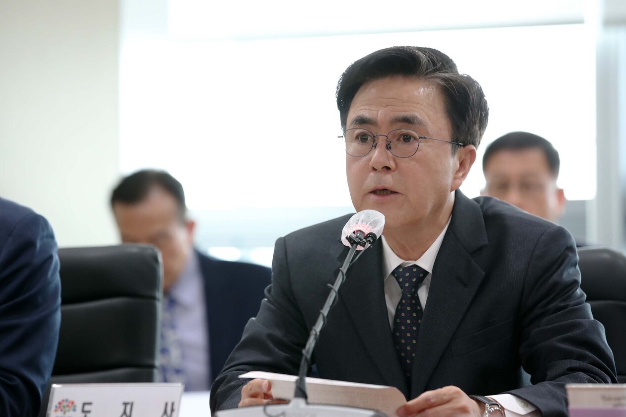 김태흠 충남지사가 대규모 재정사업의 예비타당성 조사 기준을 기존 500억 원에서 1000억 원으로 상향하는 내용을 담은 국가재정법 개정안 통과를 촉구했다. 충남도 제공.