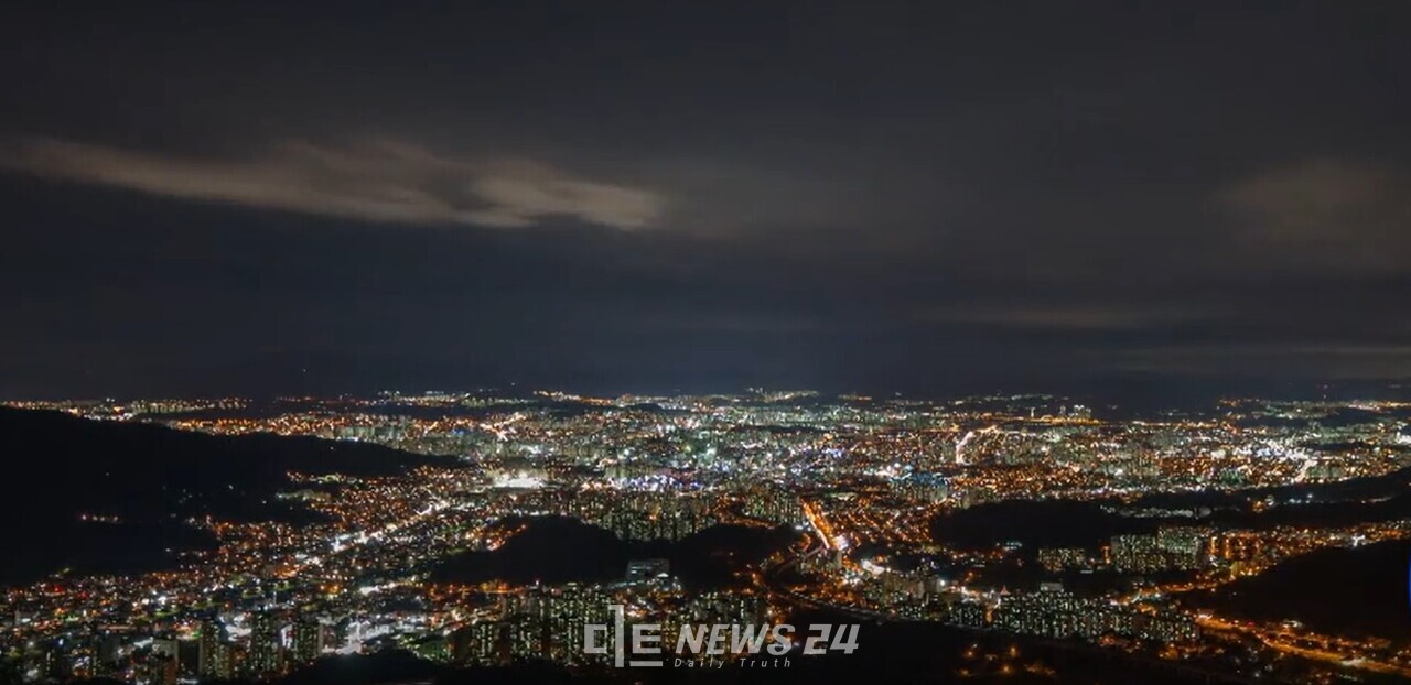 대전시 야경 전경. 시 제공. 