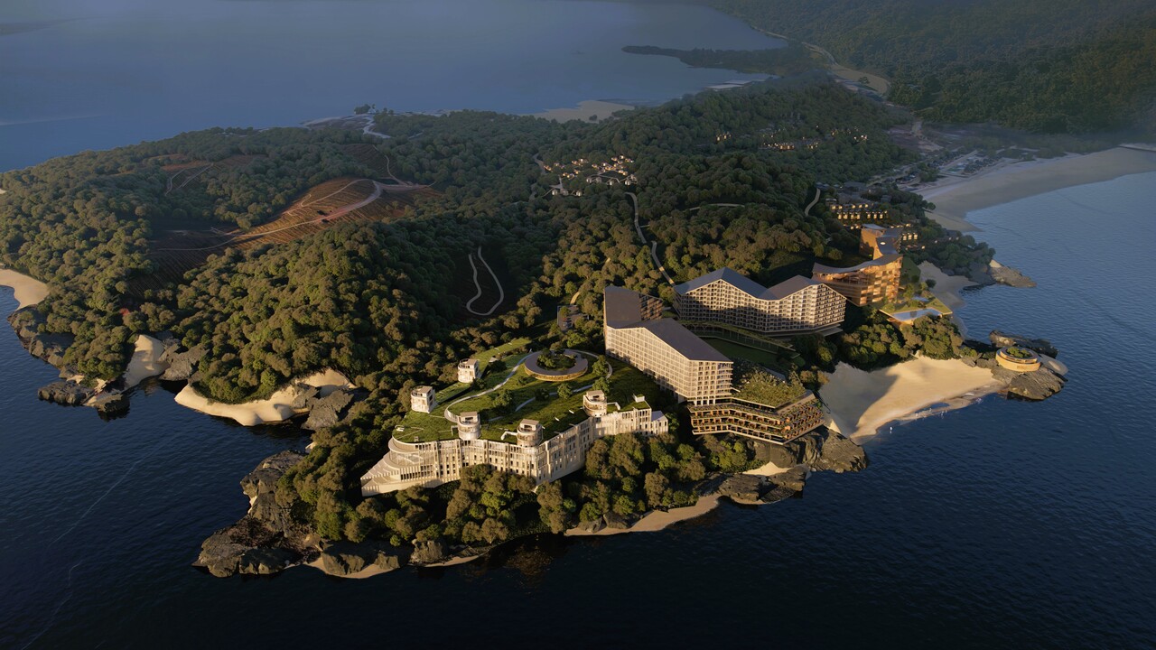 원산도에 들어설 예정인 해양 웰니스 관광단지. 보령시 제공.