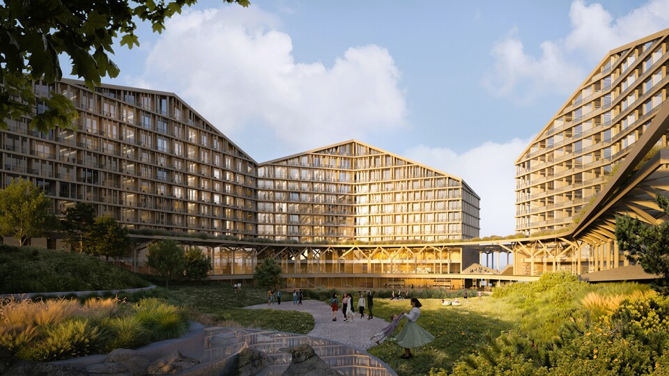 원산도 해양 웰니스 관광단지 조감도