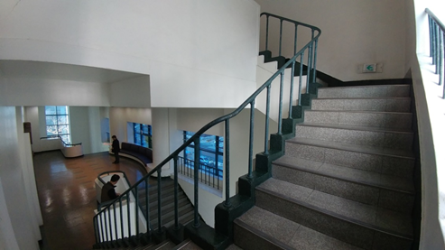 옛 대전부청사 건물 계단부 모습. 대전시 제공.